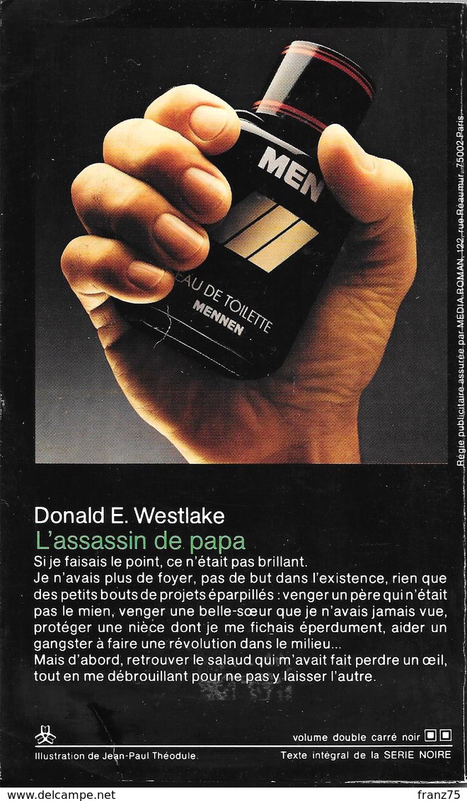 L'assassin De Papa-Donald E.WESTLAKE-1980-Carré Noir--TBE - NRF Gallimard