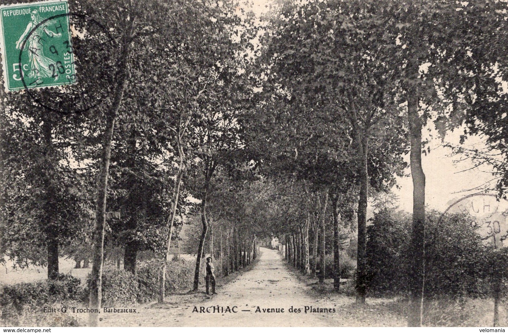 1643 - Cpa 17 Archiac - Avenue Des Platanes - Autres & Non Classés