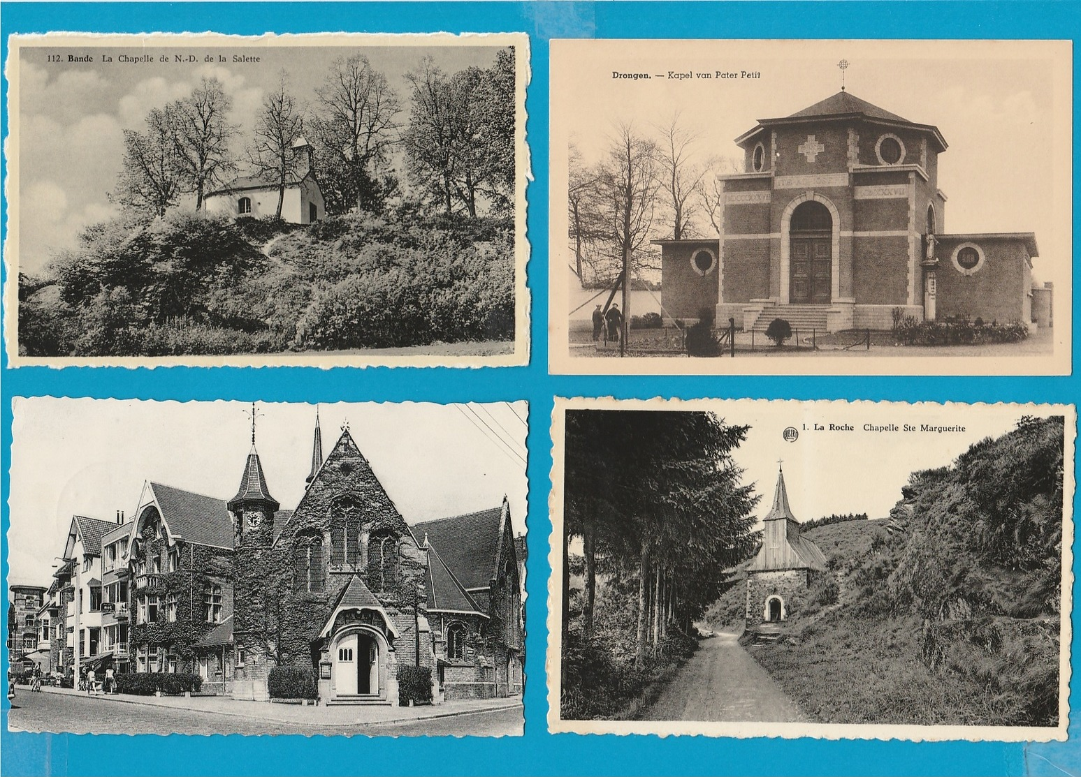 BELGIË Kerken, Kapellen, Eglises, Chapelles, Lot Van 60 Postkaarten, 60 Cartes Postales - 5 - 99 Cartes