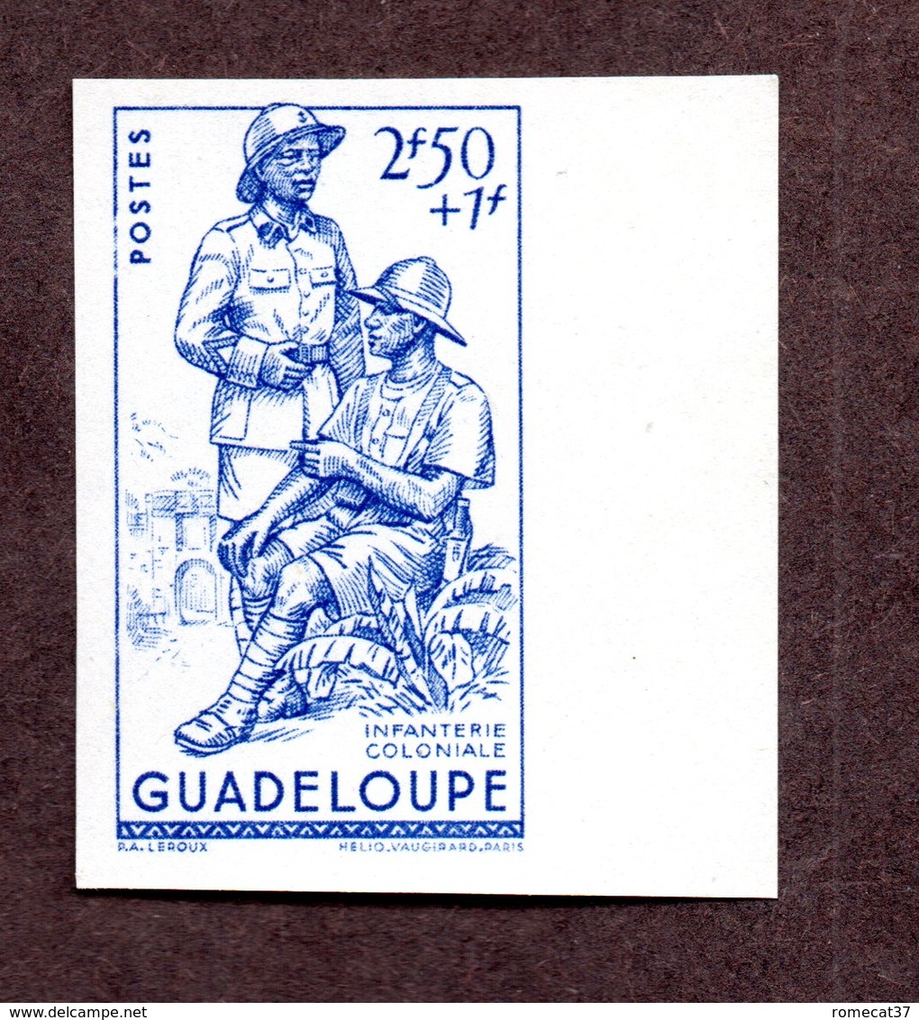 Guadeloupe N°160a ND  N** LUXE Cote 110 Euros !!!RARE - Neufs