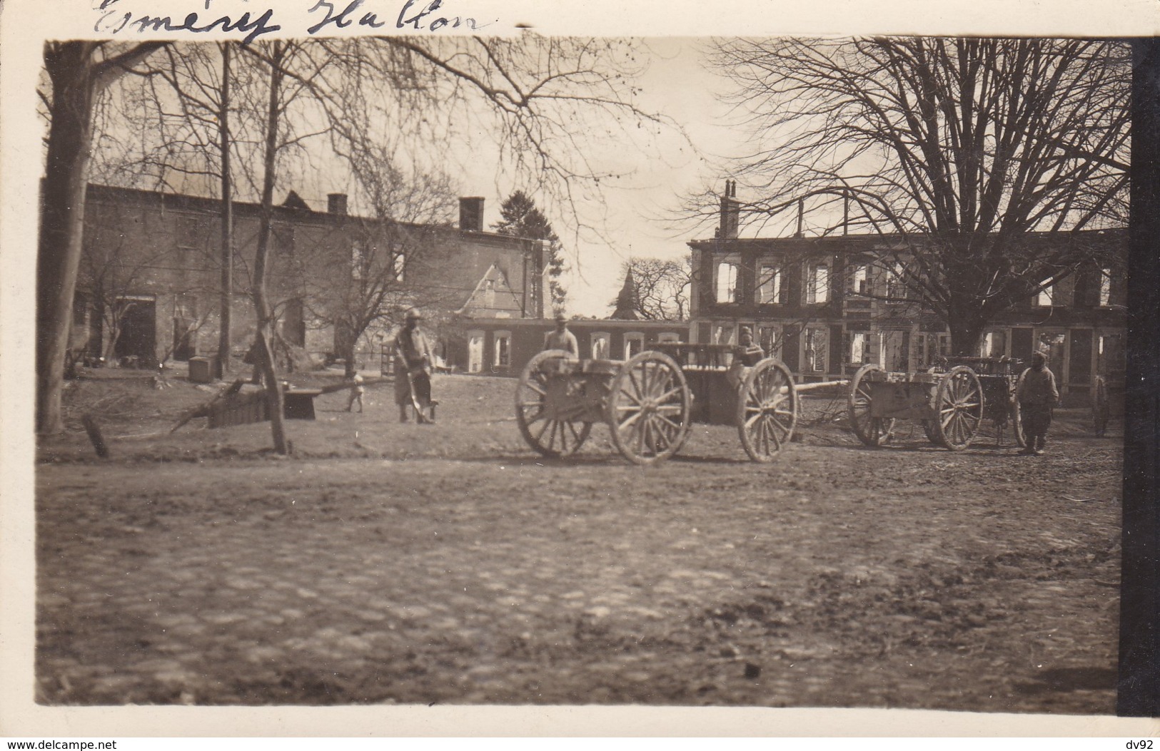 SOMME ESMERY HALLON PLACE CARTE PHOTO - Autres & Non Classés