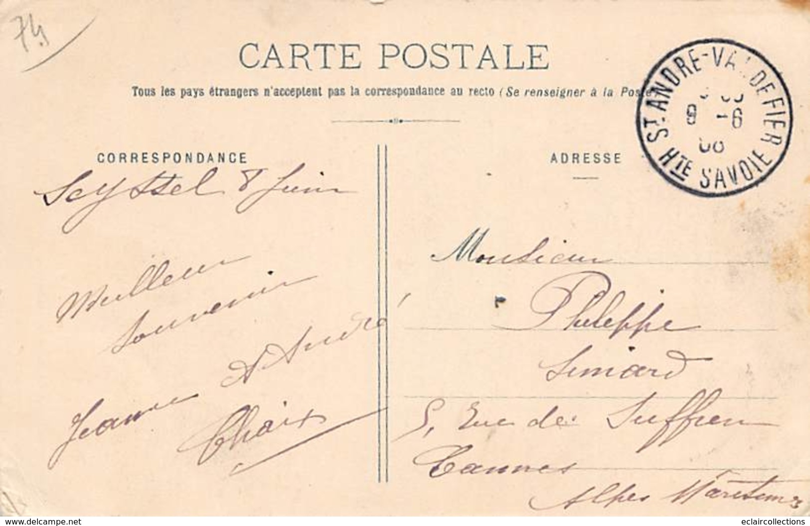 Val De Fier   74     Fillette Posant Avec Les Bottes De Mandrin.  Cartes Postales      (voir Scan) - Other & Unclassified