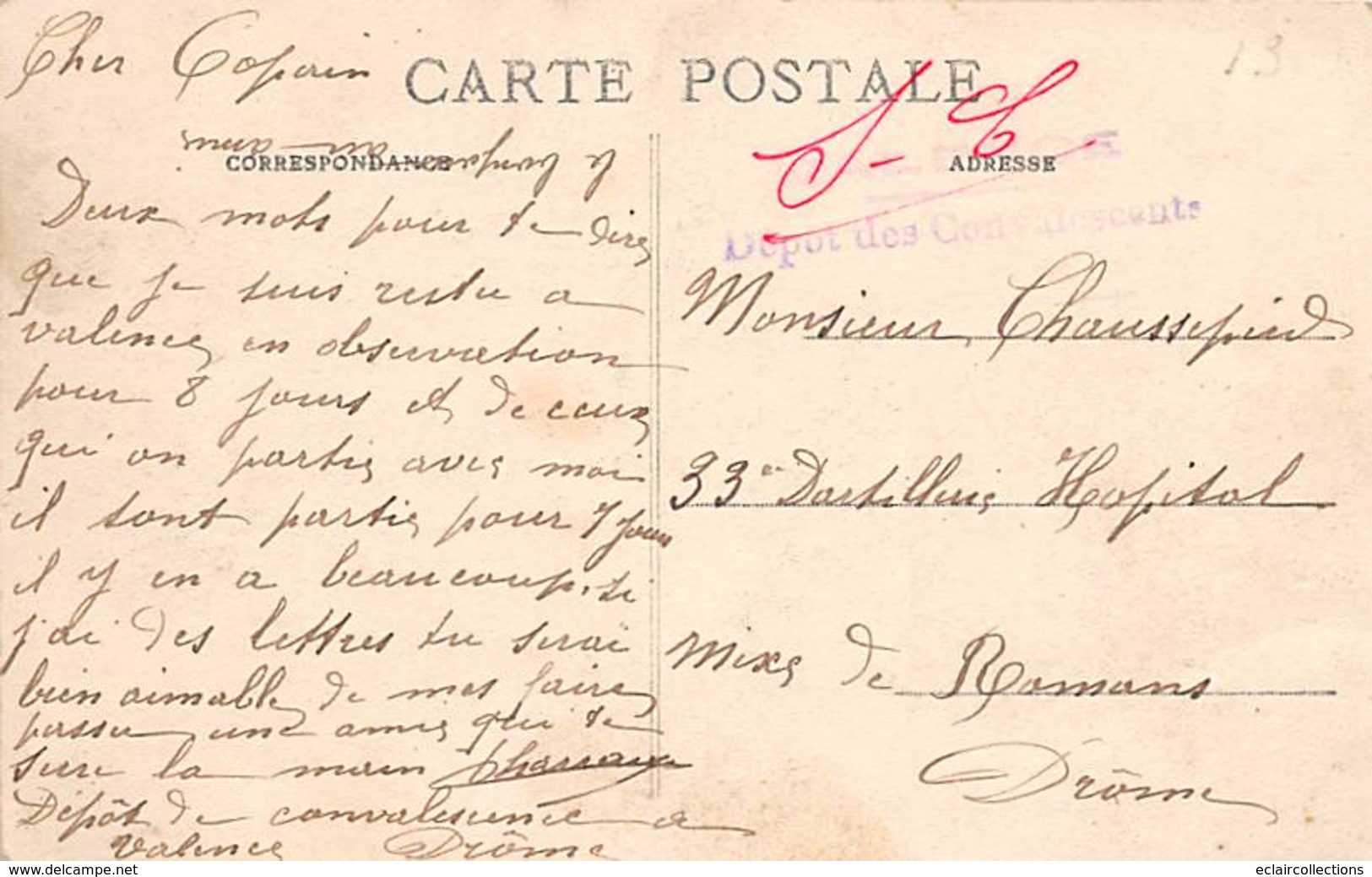 Romans Sur Isère    26   Papeterie Carle . Magasin De Cartes Postales      (voir Scan) - Romans Sur Isere