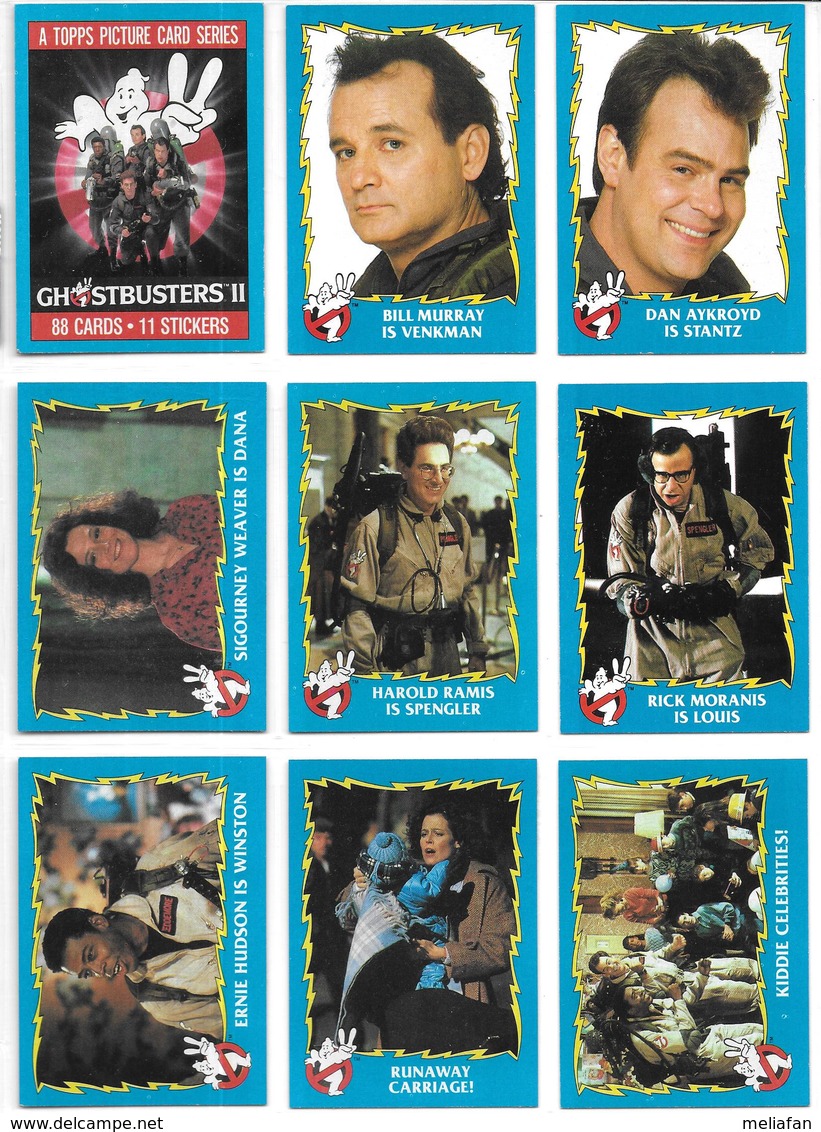 BF07 - SERIE COMPLETE 88 CARTES TOPPS - GHOSTBUSTERS - Other & Unclassified