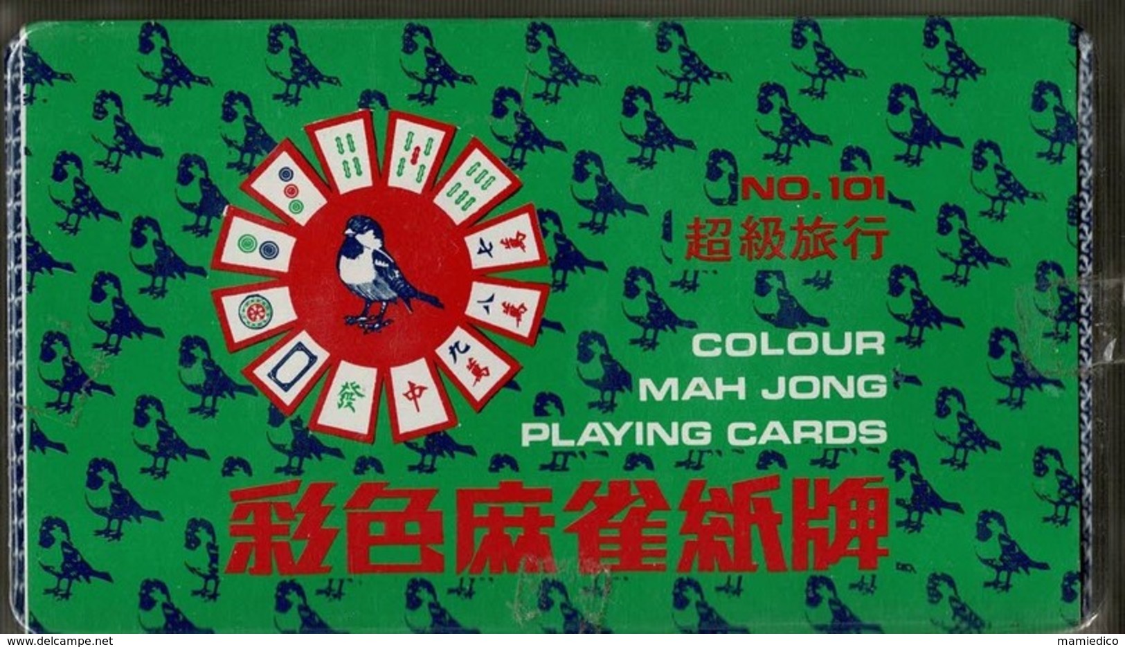 Jeu De 162 Cartes MAH JONG COLOUR PLAYING CARDS. Boîte D'origine. Voir Les 3 Scans. - Autres & Non Classés