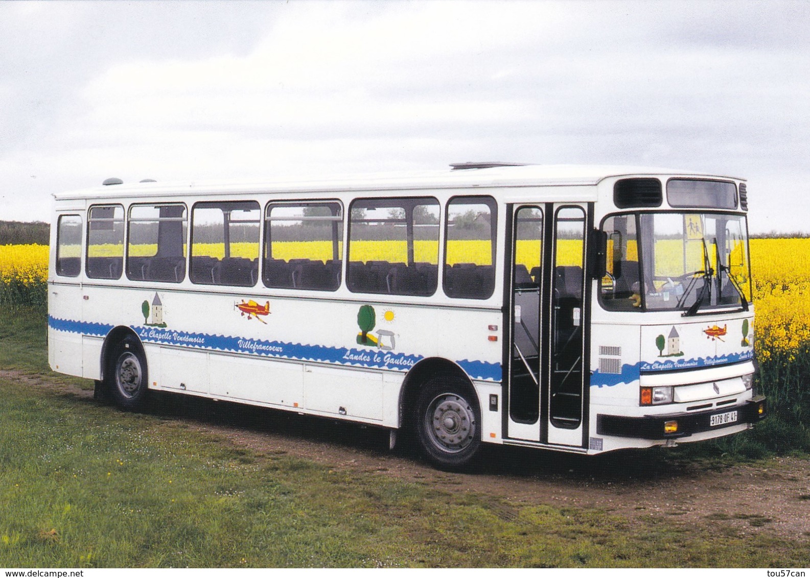 LANDES LE GAULOIS - VILLEFRANCOEUR -LA CHAPELLE-VENDÔMOISE - ARDÈCHE - (07) - CPM - AUTOCAR. - Autobús & Autocar