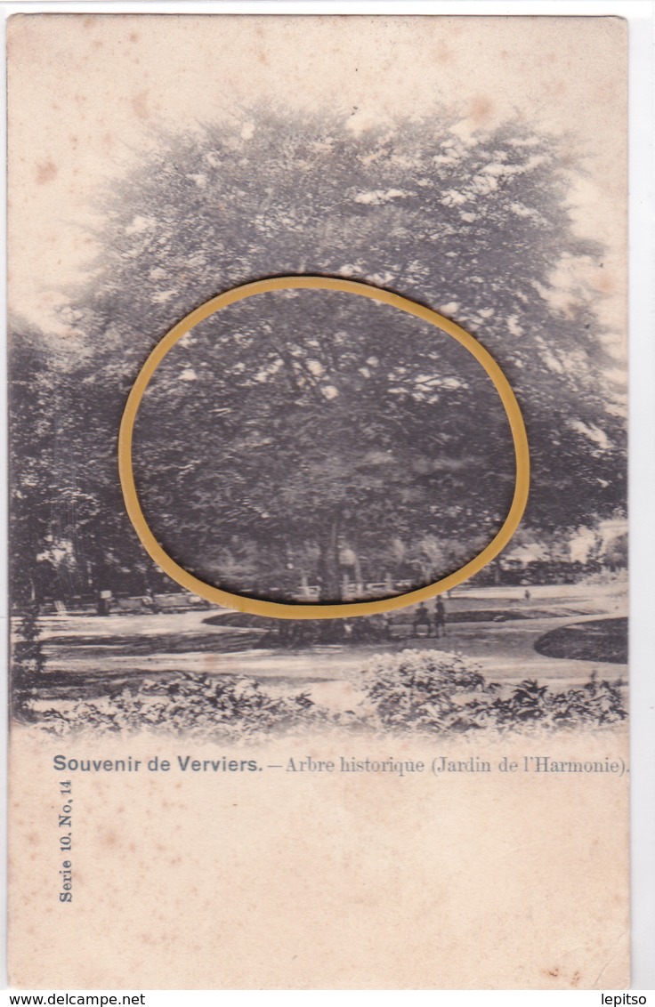 VERVIERS  Série 10 N°14  Environs  Edit VANDERAUWERA  "Jardin De L'Harmonie  " Pas écrite +/- 1902  Voir Scans - Verviers