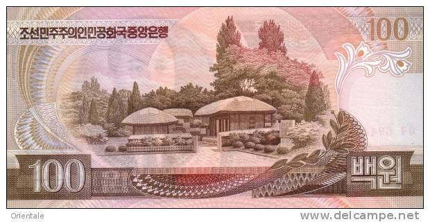 KOREA P. 43a 100 W 1992 UNC - Korea, North