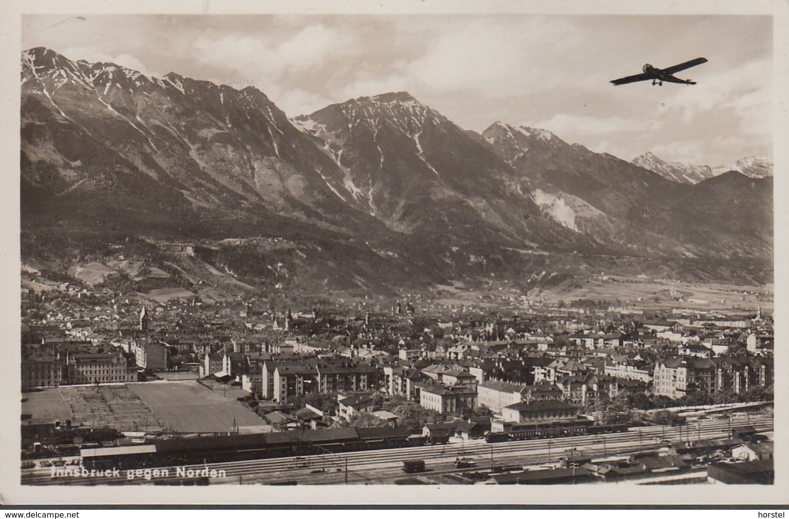 Austria - 6020 Innsbruck - Hauptbahnhof - Railway Station - Train - Flugzeug - Innsbruck