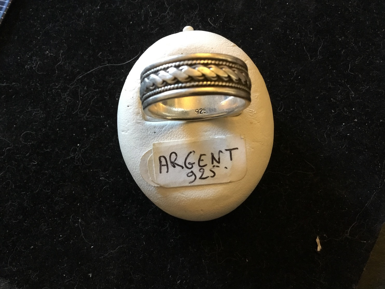 Ancienne Bague Argent Taille 61 - Bagues