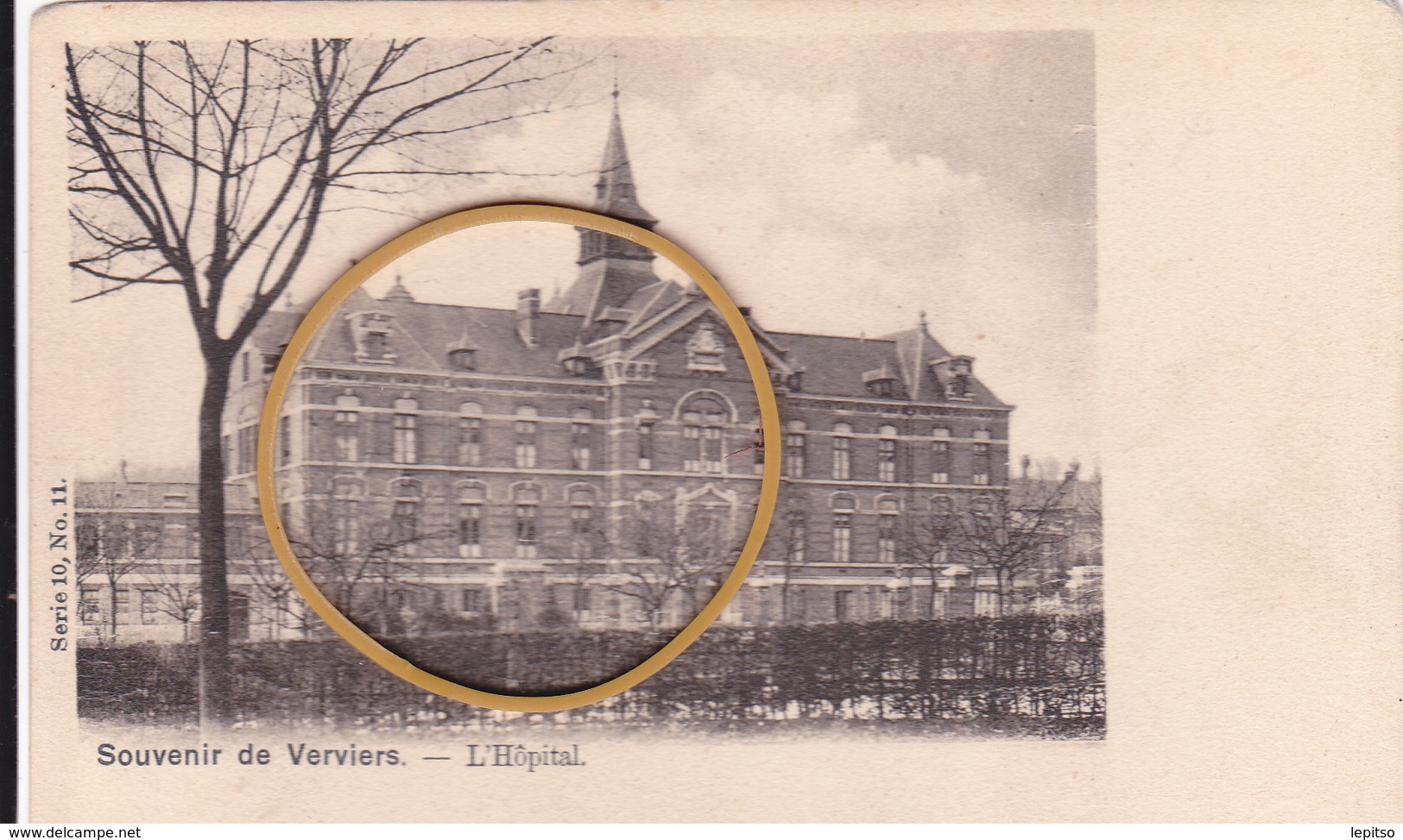 VERVIERS  Série 10 N°11  Environs  Edit VANDERAUWERA  "L'Hôpital'  " Pas écrite +/- 1901  Voir Scans - Verviers