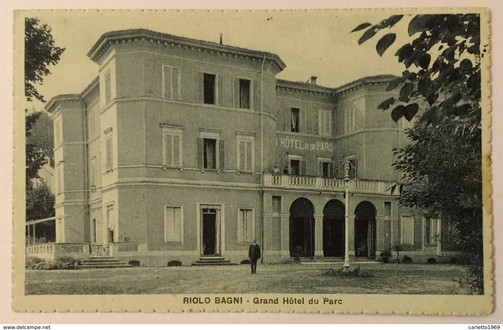 RIOLO BAGNI - GRAND HOTEL DU PARC  VIAGGIATA FP - Ravenna