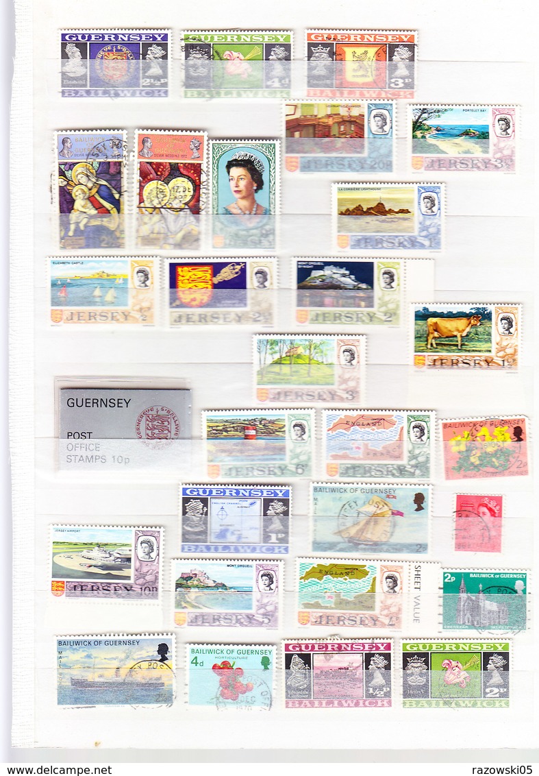 TIMBRE ...........ROYAUME UNI ANGLETERRE  GUERNESEY GUERNSEY CARNET LOT COLLECTION - Guernsey