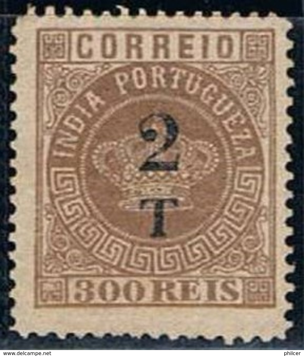 India, 1881/3, Forgeries, Falso, MNG - Portuguese India