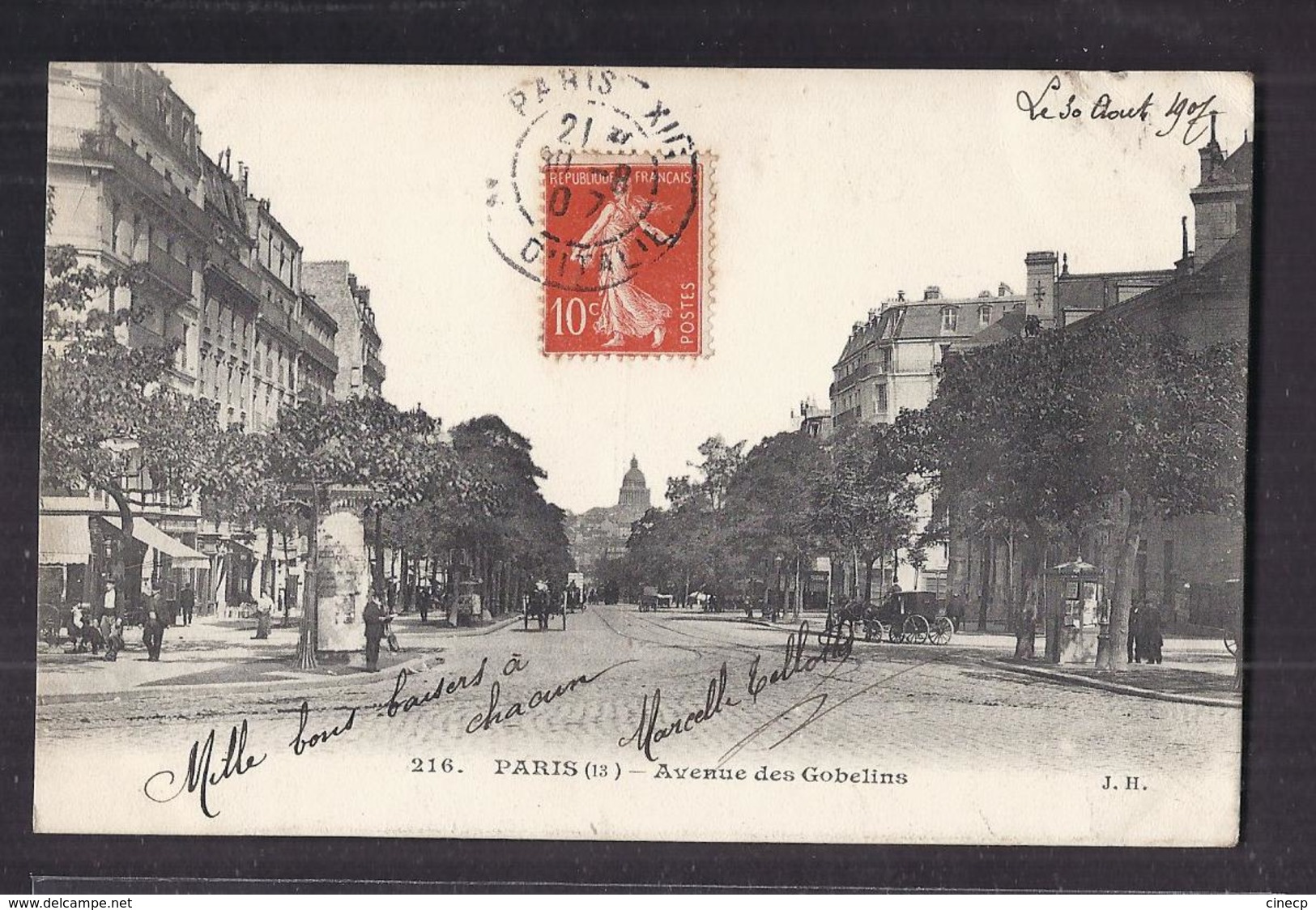 CPA 75 - PARIS - Avenue Des Gobelins - TB PLAN Animation Dans Le Quartier - Arrondissement: 13