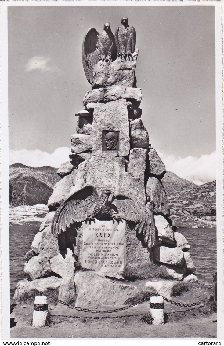 SUISSE,HELVETIA,SWISS,switzerland,schweiz,SVIZZERA,GOTTHARD,SAINT GOTHARD,URI,HOSPIZ,MONUMENT,CARTE PHOTO BORELI - Otros & Sin Clasificación