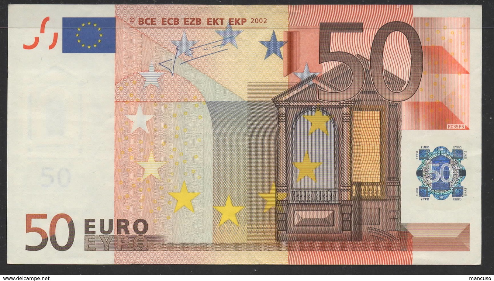 RARE GERMANY X 50 EURO  R035  - TRICHET   CIRCULATED - 50 Euro