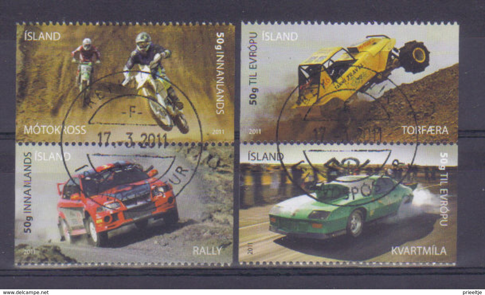 Iceland 2011 Motorsport Y.T. 1237/1240  (0) - Gebraucht