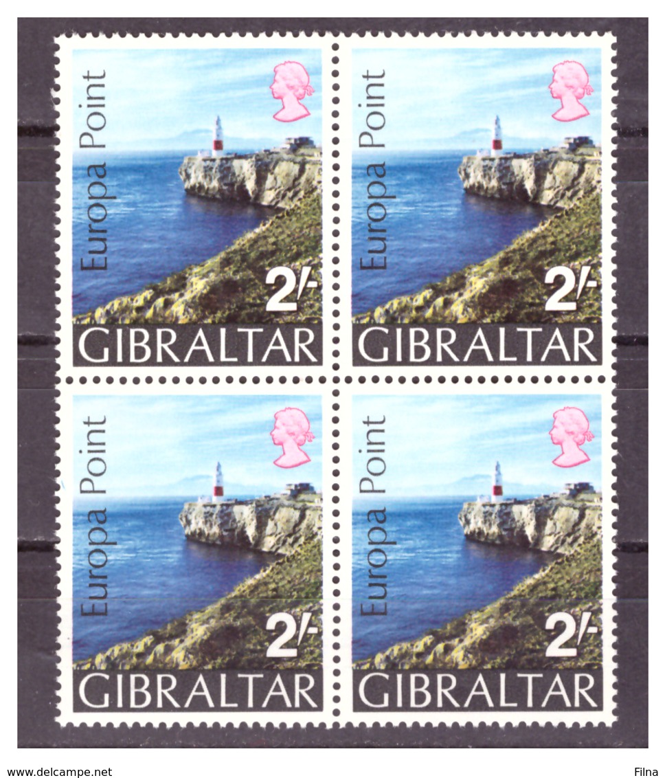 GIBILTERRA - 1970 - PUNTA EUROPA. QUARTINA. - MNH** - Gibilterra