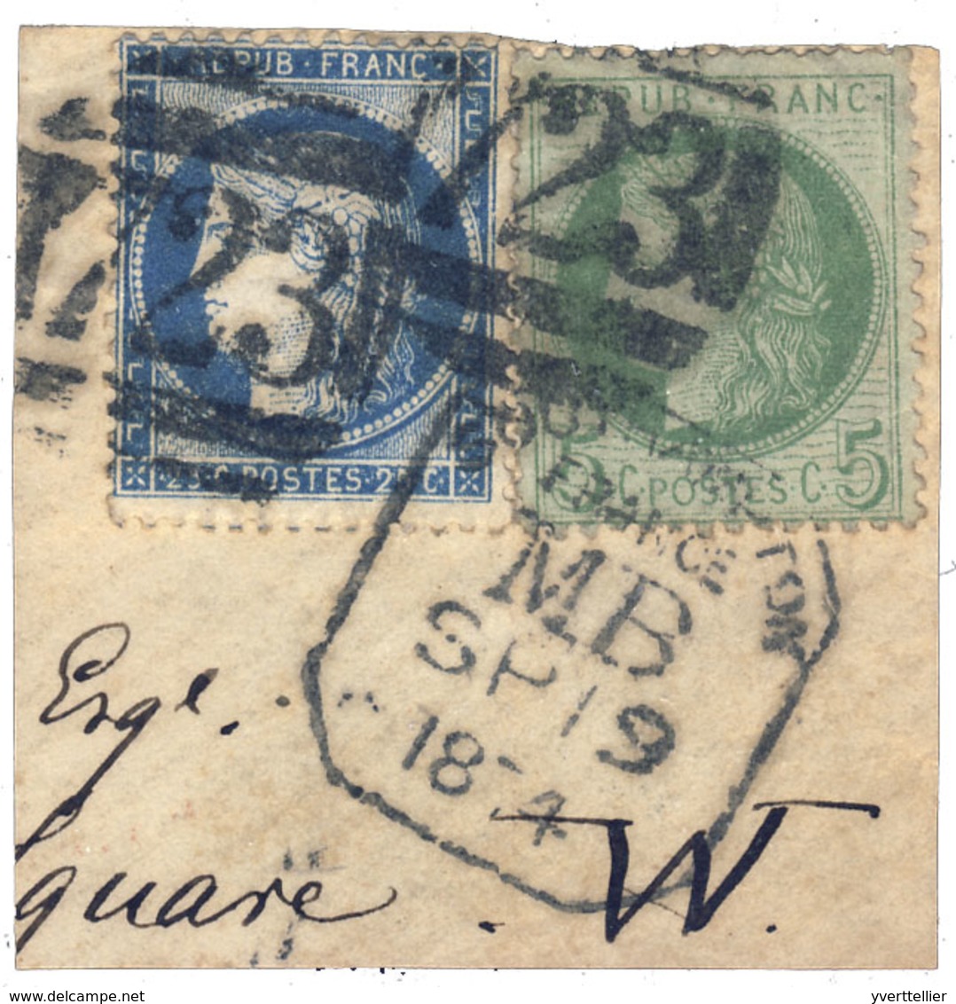 France : N°53 Et 60 Obl. TB Sur Fragment - 1977