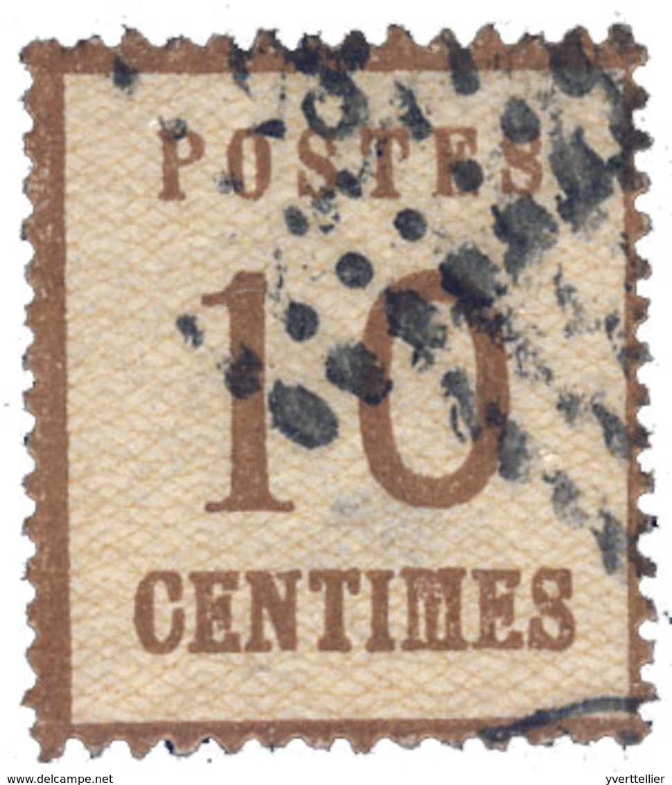 France : Alsace Lorraine N°10 Obl. TB - Other & Unclassified