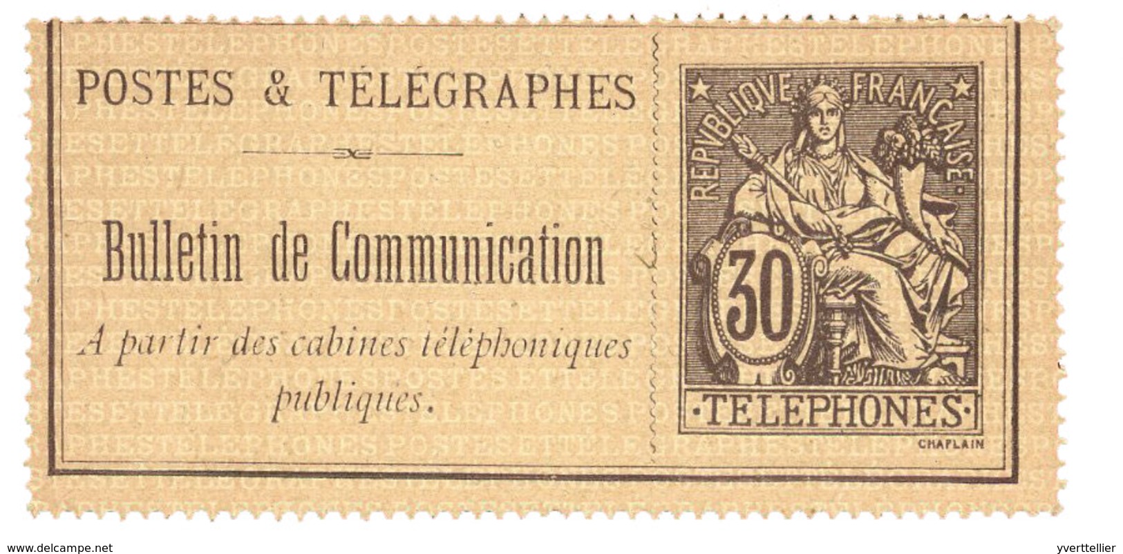 France : Téléphone N°17(*) - Telegraph And Telephone