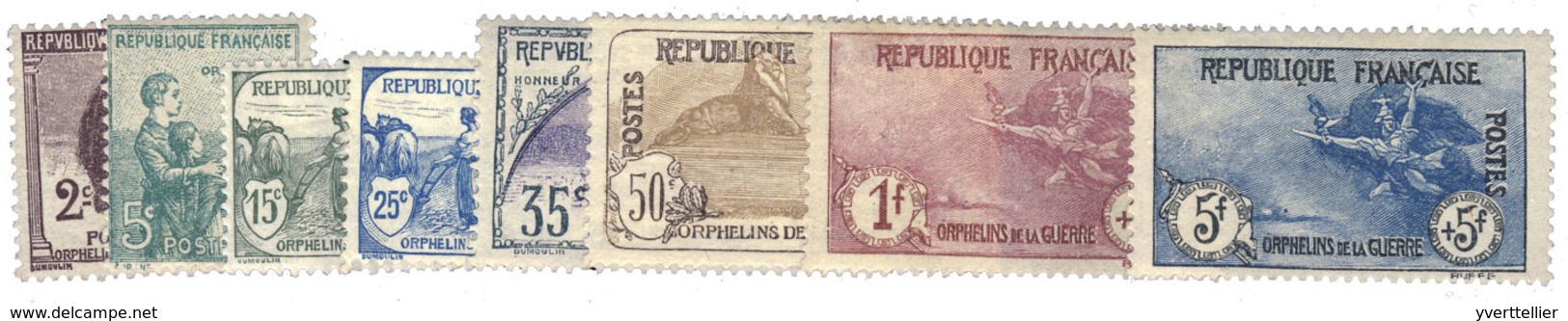 France : N°148/155* - Other & Unclassified