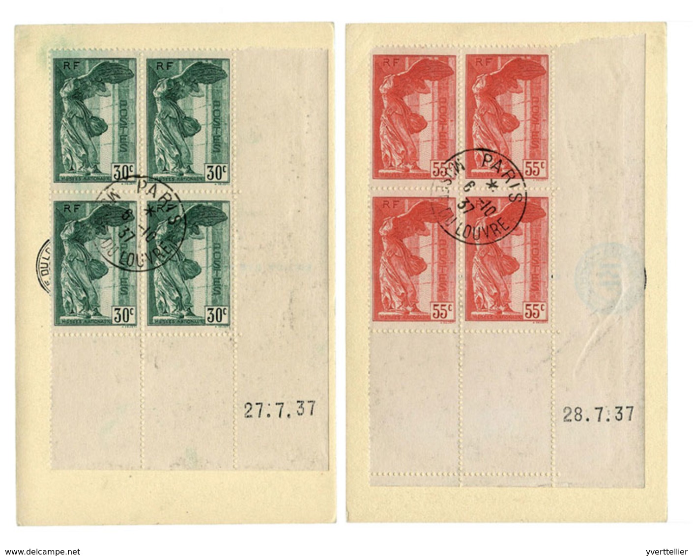 France : N°354/355 Obl. - Altri & Non Classificati