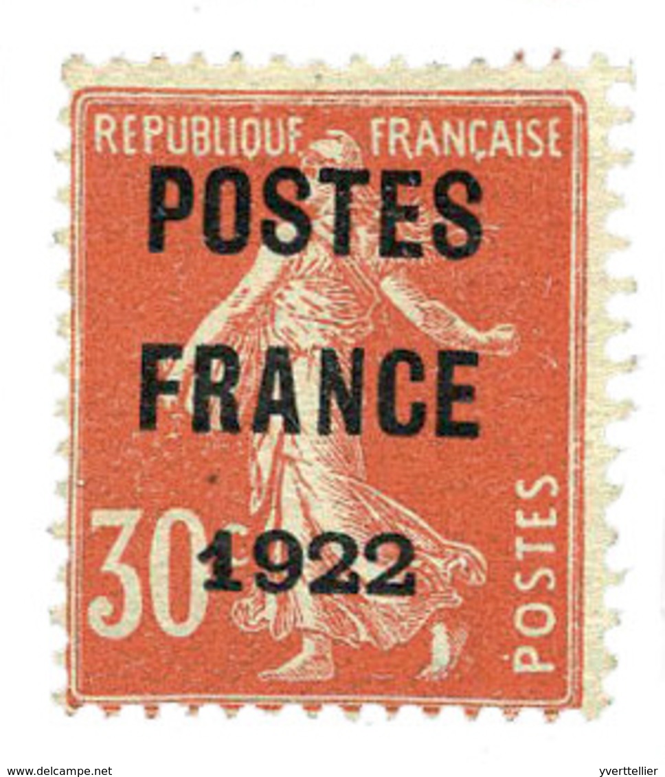 France : Préo N°38(*) TB - Altri & Non Classificati