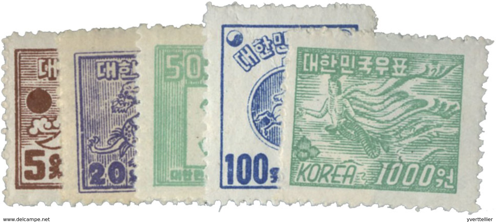 Corée Du Sud : N°70/74** - Corea Del Sud