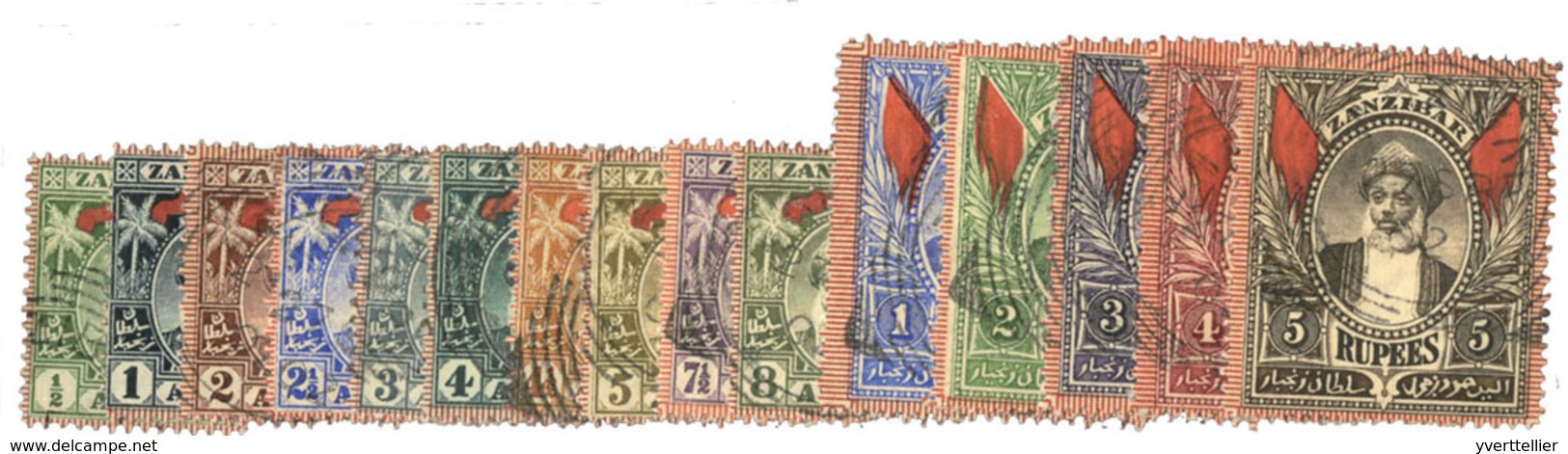 Zanzibar : N°53/69 Obl. (mq N°55 Et N°61) - Zanzibar (...-1963)