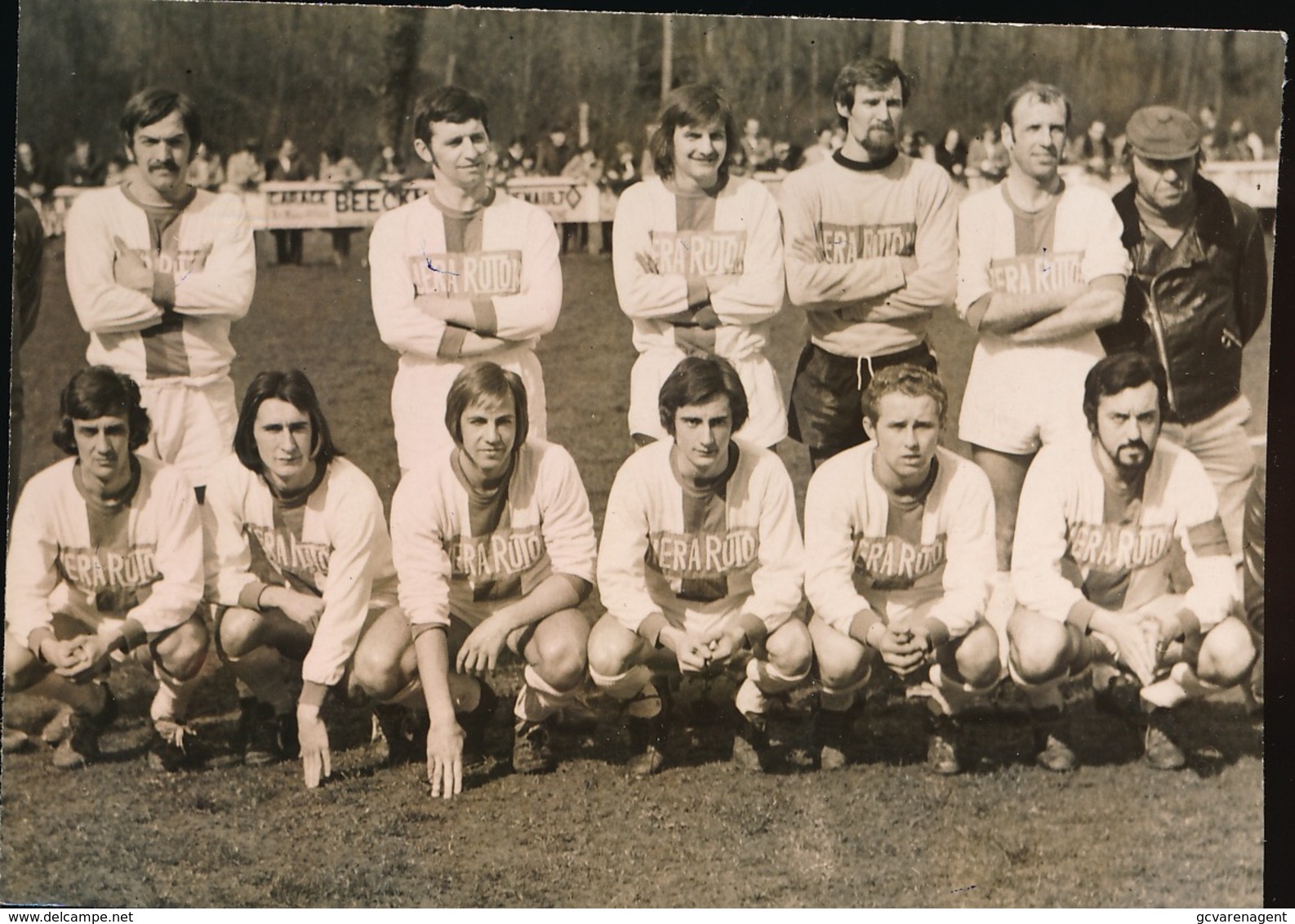 WETTEREN     FOTO 1973  -  10 X 7 CM -  VOETBAL   RACING WETTEREN KAMPIOEN - Wetteren