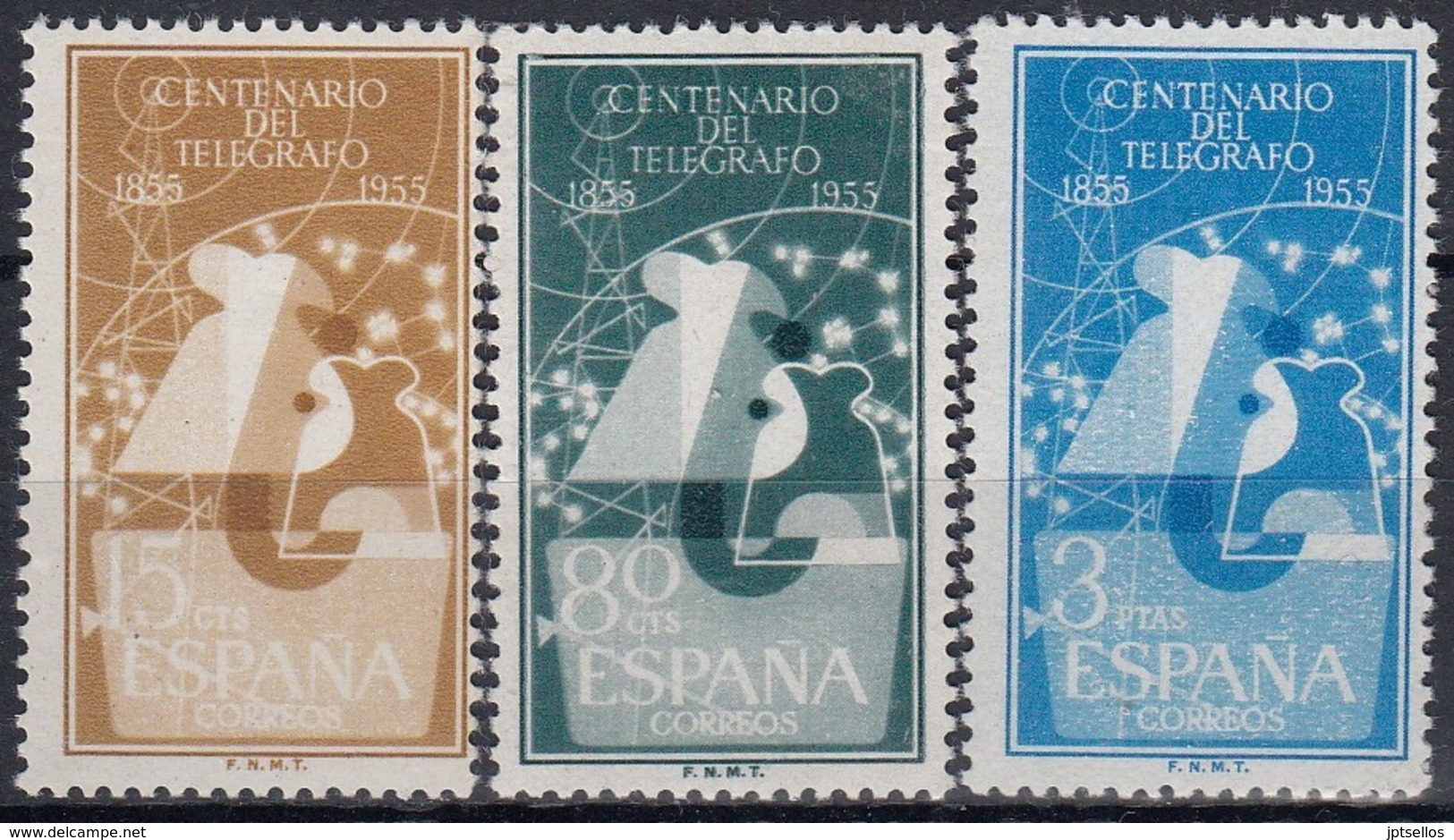 ESPAÑA 1955 Nº 1180/82 NUEVO PERFECTO - Gebraucht