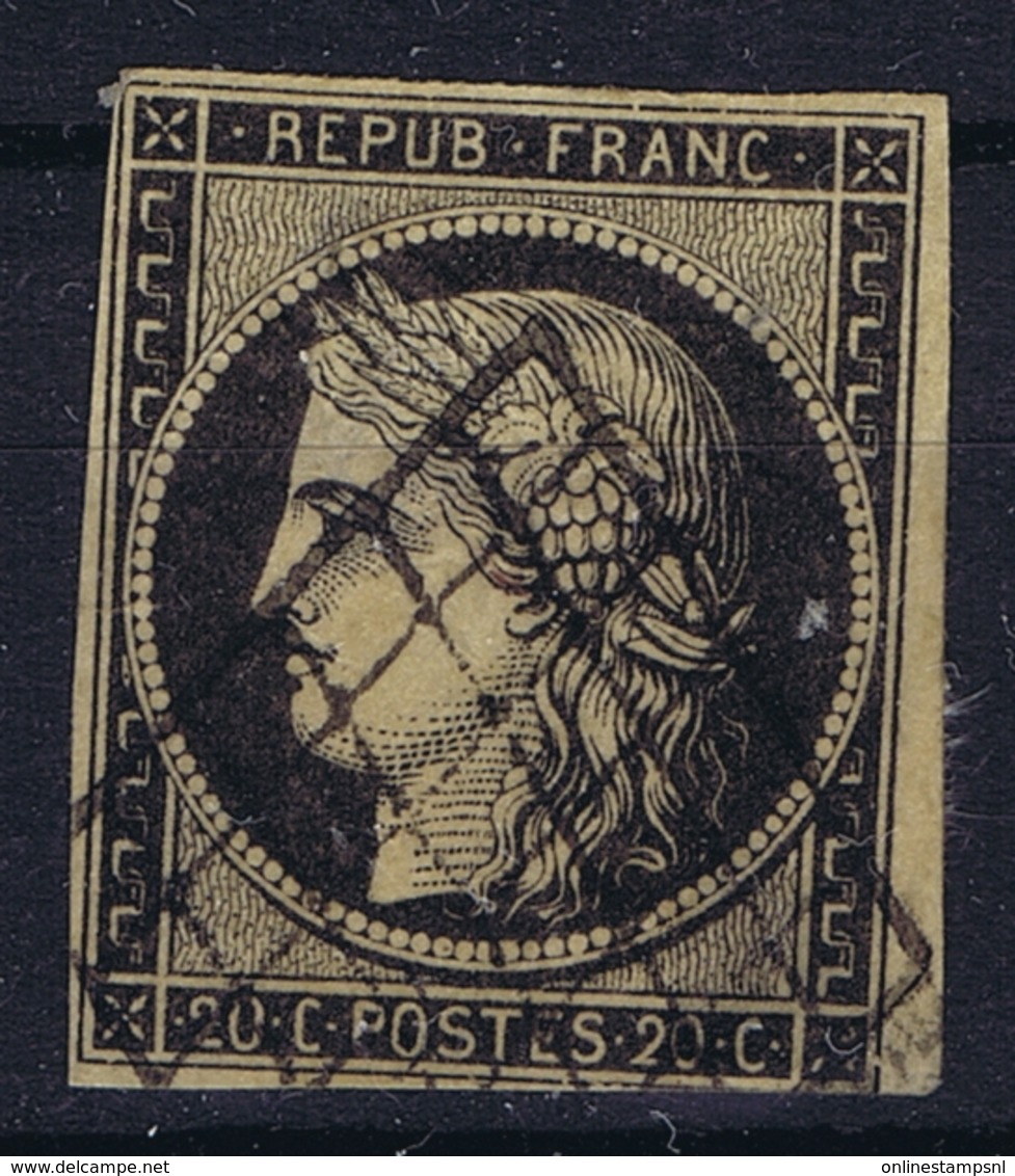 France: Yv 3b Obl./Gestempelt/used - 1849-1850 Cérès