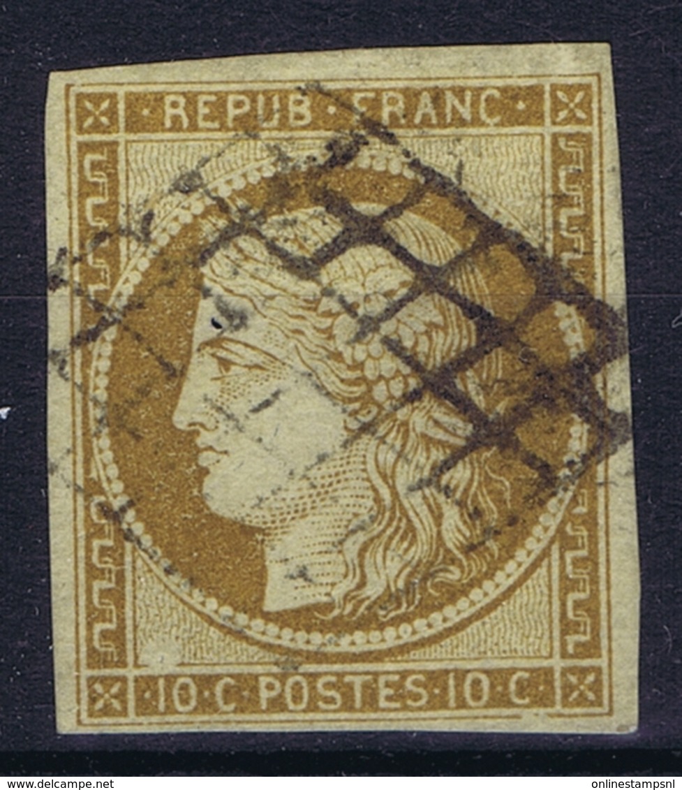 France: Yv 1  1850 Obl./Gestempelt/used - 1849-1850 Ceres