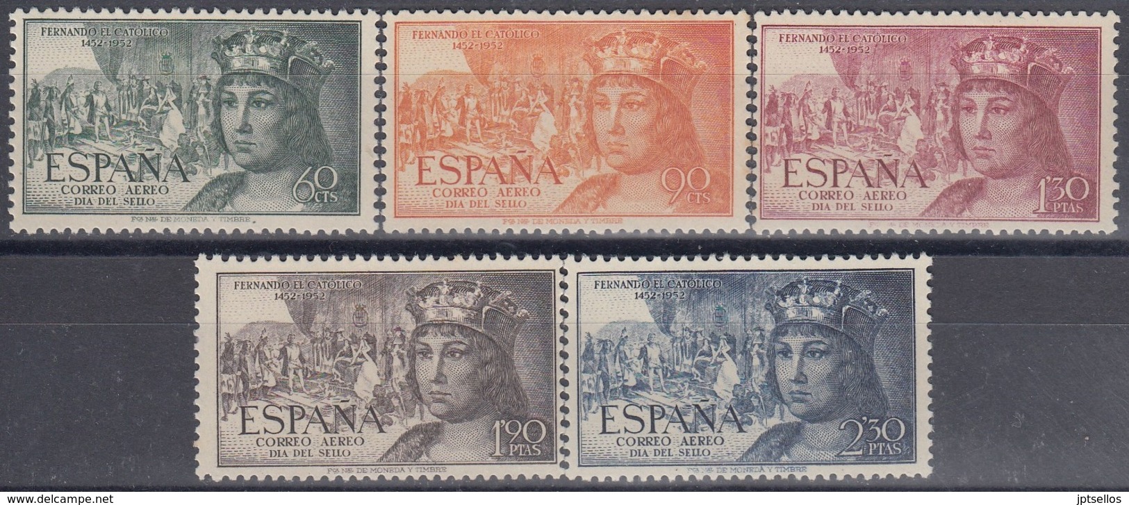 ESPAÑA 1952 Nº 1111/15 NUEVO PERFECTO - Usados