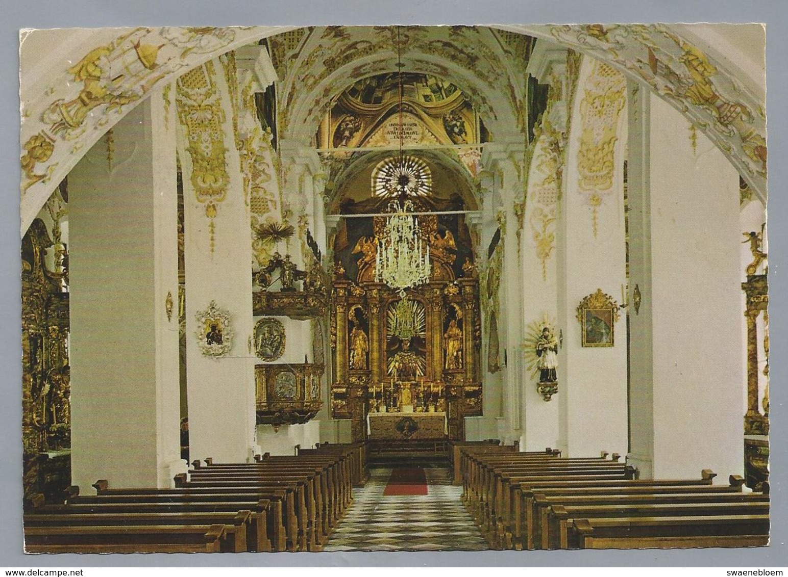 AT.- OSSIACH Am Ossiachersse. Ehemalige Stiftskirche Ossiach. Blick In Das Kirchenschiff. Stukkatur Wassobrunner Schule. - Ossiachersee-Orte