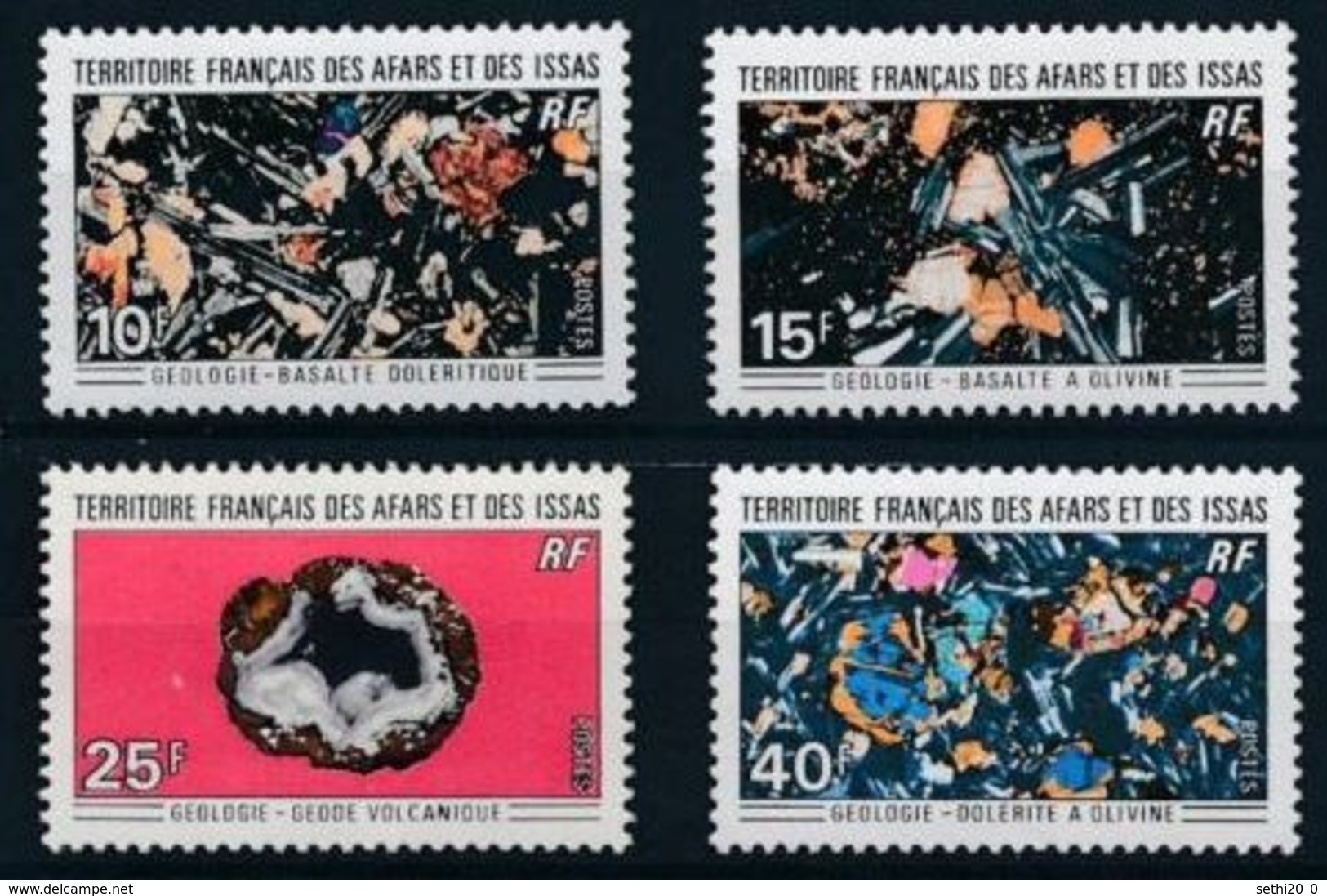 Afars Et Issas Minerals Minéraux MNH - Minerals