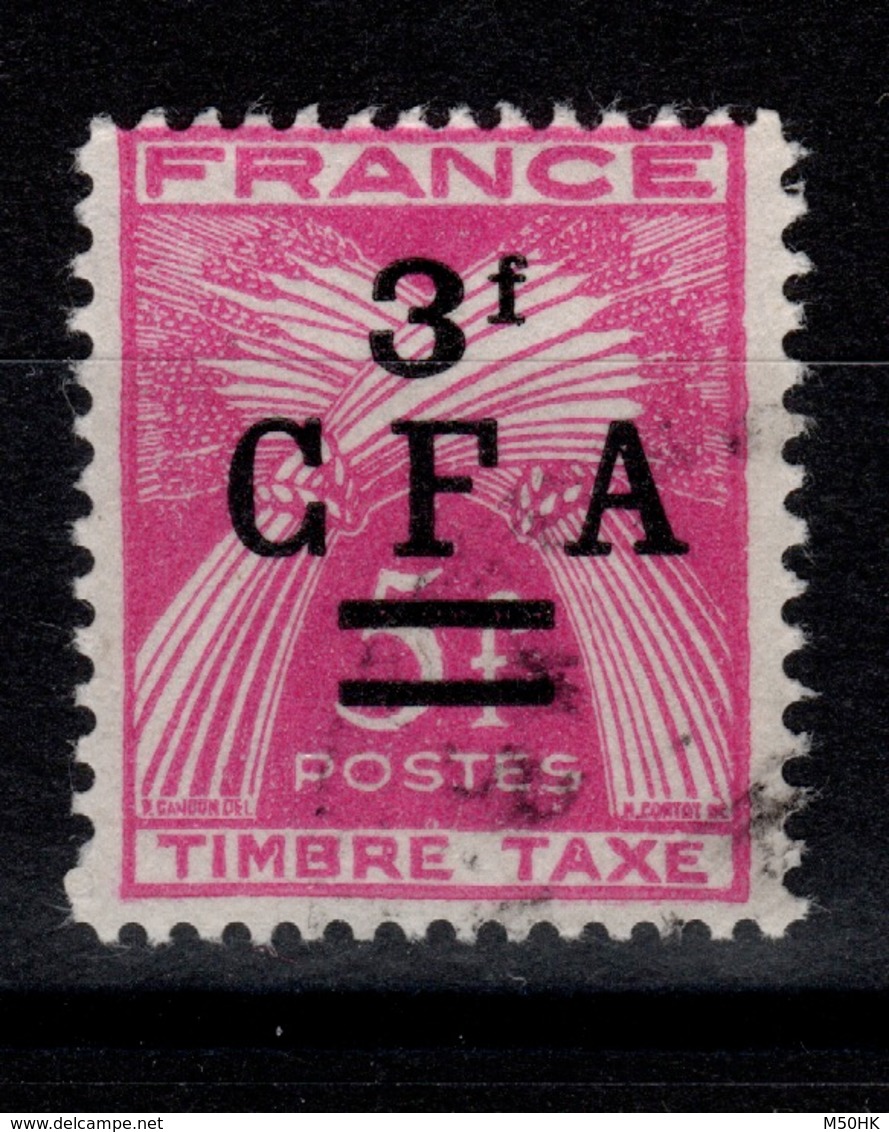 Reunion - CFA YV Taxe 40 Obliteré Gerbe - Postage Due