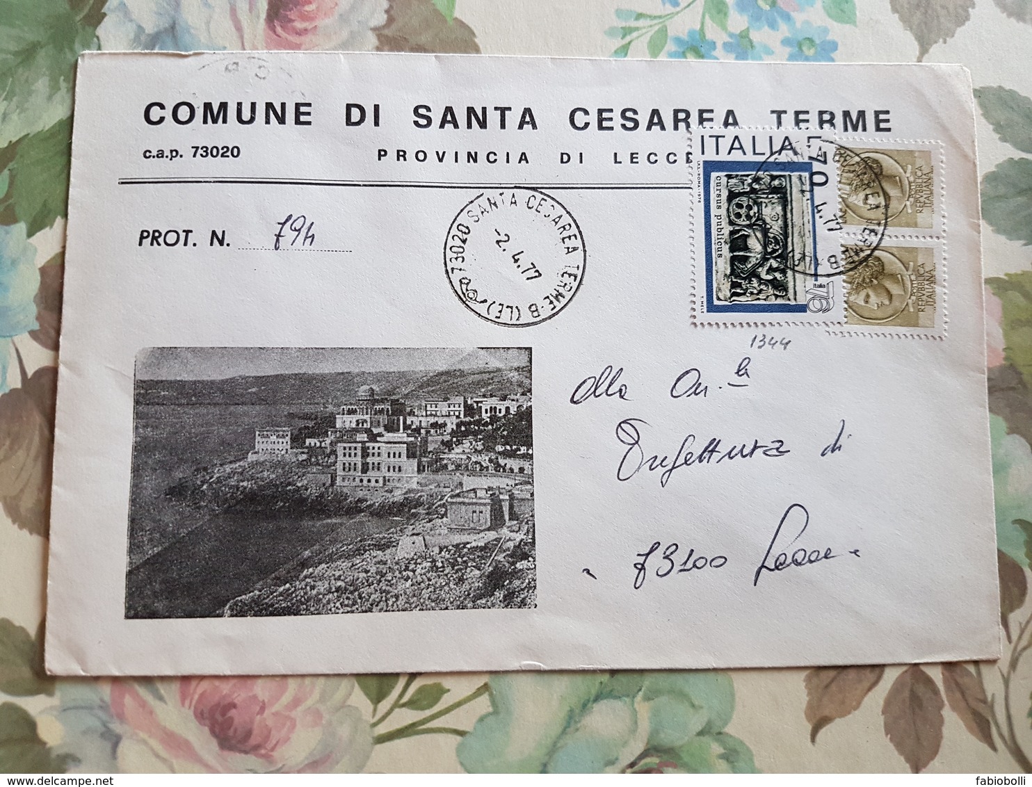 (1000) ITALIA STORIA POSTALE 1977 - 1971-80: Storia Postale