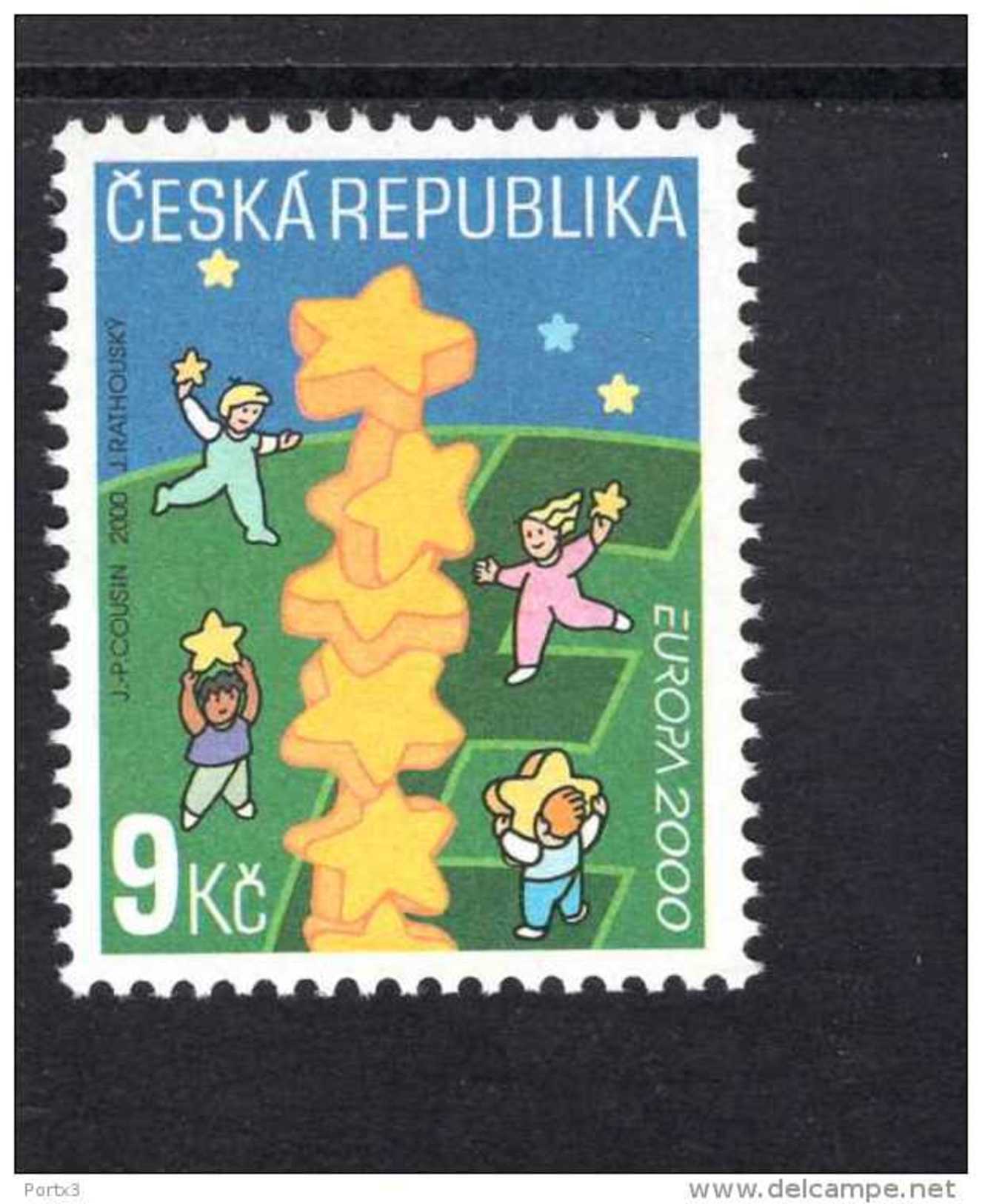 CEPT Sternenturm Tschechoslowakei 226 MNH Postfrisch ** - 2000