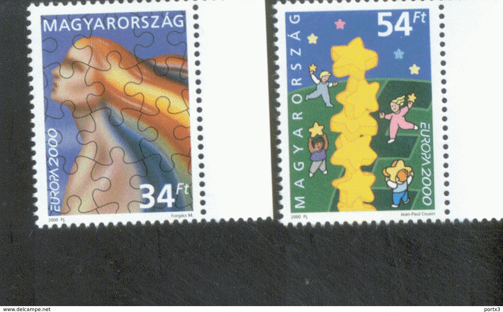 CEPT Sternenturm Ungarn 4596 - 4597  MNH Postfrisch ** - 2000