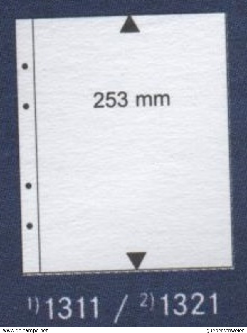 Paquet De 10 Feuilles Transparentes à 1 Bande Pour Classeur Multicollect Lindner MU 1321 à Moins 50 % - A Nastro