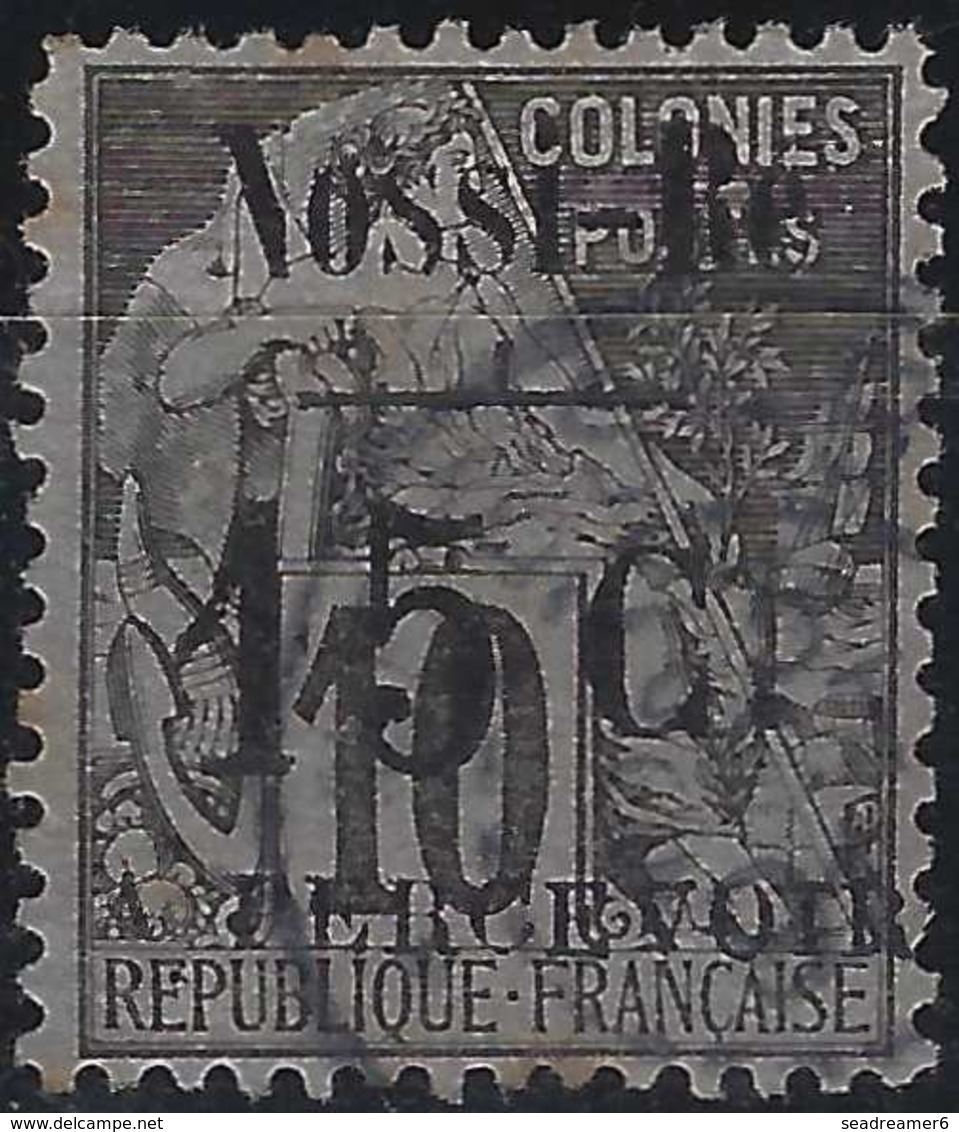 Nossi Bé 1891 N°13 Oblitéré Petit Cachet à Date Nossi Bé  (tirage 500) TTB !!! - Oblitérés