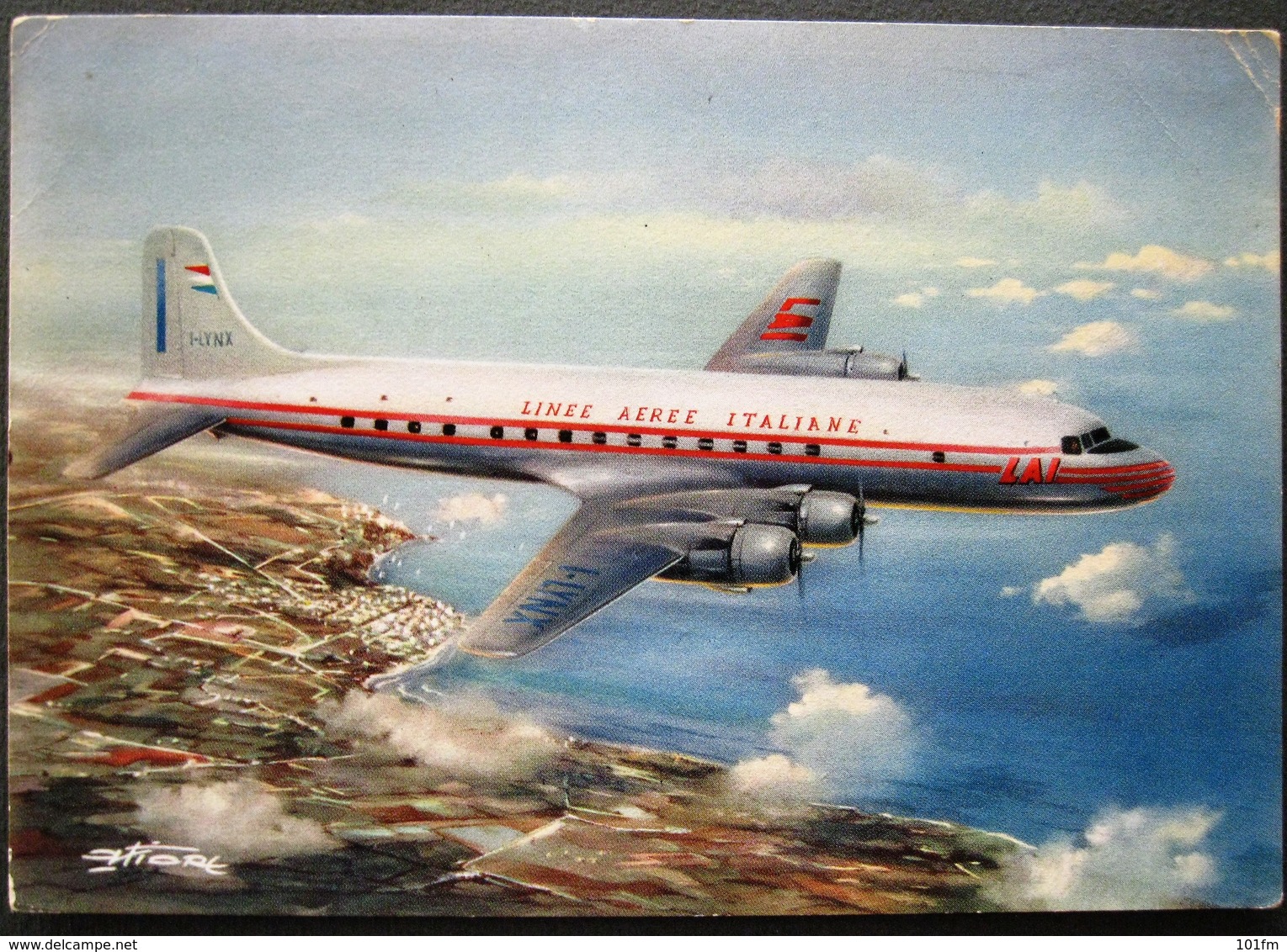 LINEE AEREE ITALIANE - DOUGLAS DC - 6B - 1946-....: Modern Tijdperk