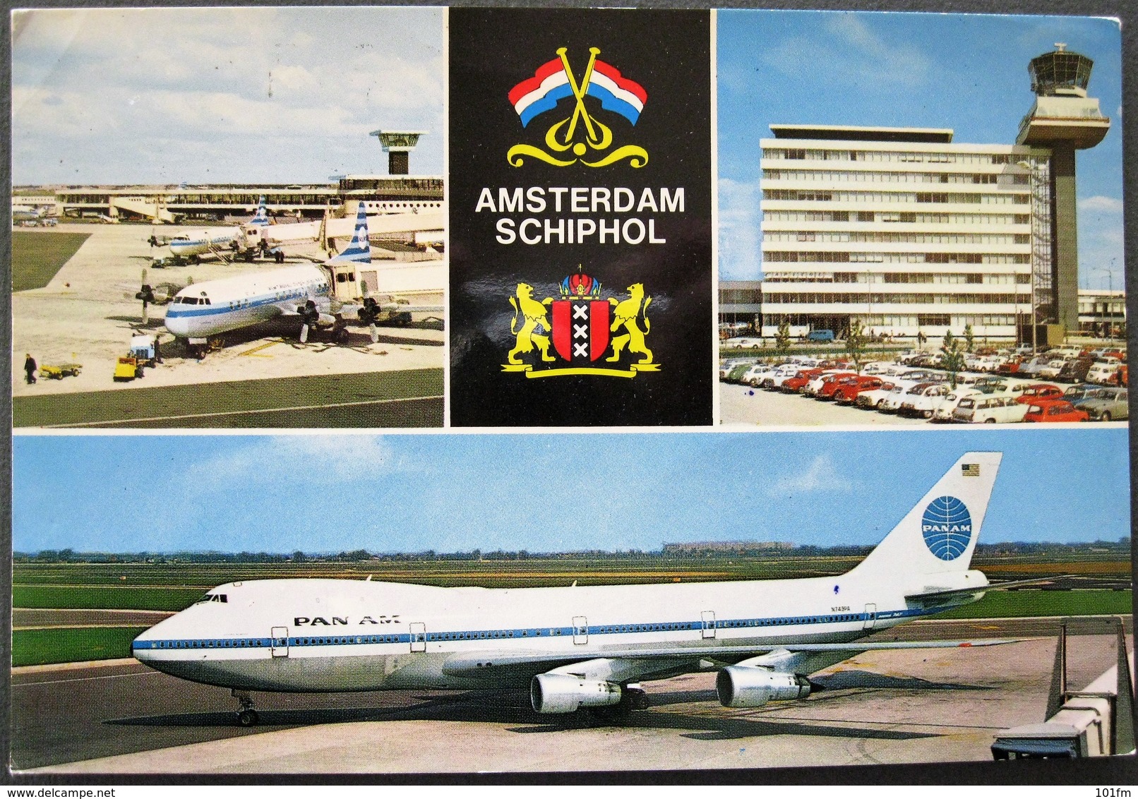 AMSTERDAM  AIRPORT SCHIPHOL - PAN AM JET - Aérodromes