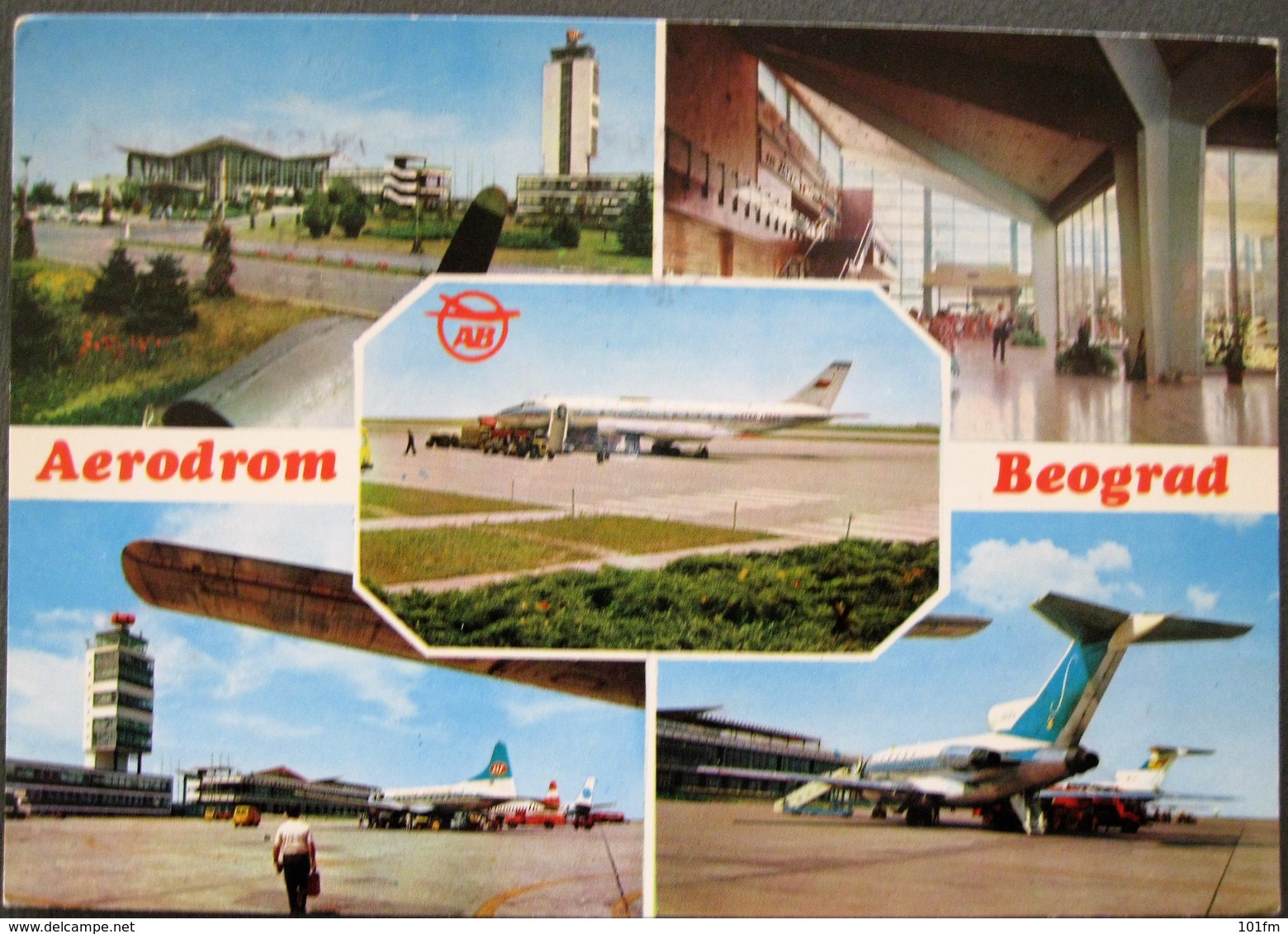 YUGOSLAVIA - BELGRADE AIRPORT - AEROFLOT JET 1972 - Aerodromes