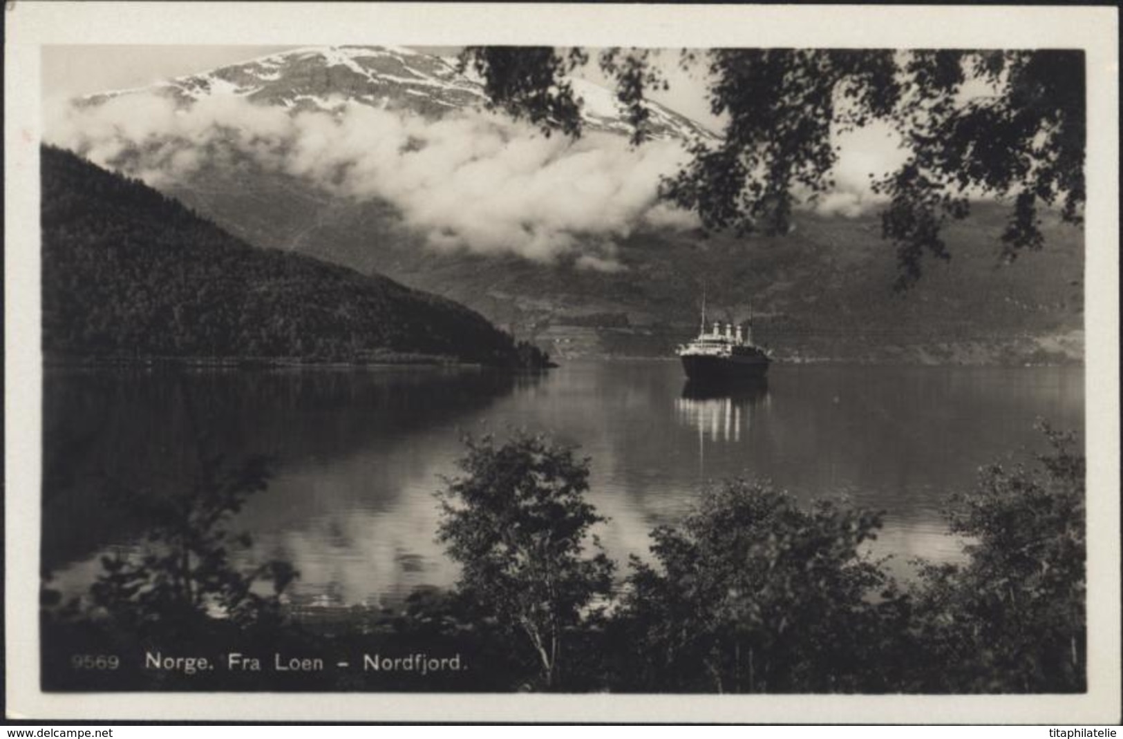 CP Carte Postale Brevkort Norvège Norge Fra Loen Nordfjord Bateau - Norvegia