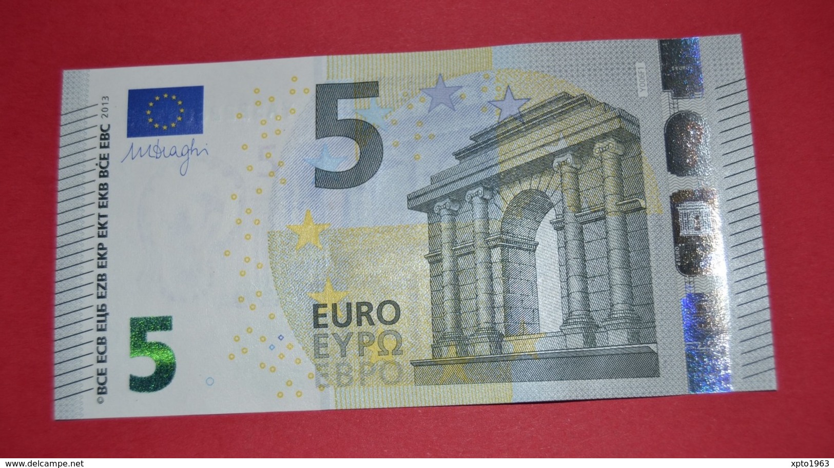 5 EURO Y006F1 GREECE Y006 F1 - DRAGHI - YA5222606363 - NEUF FDS UNC - 5 Euro