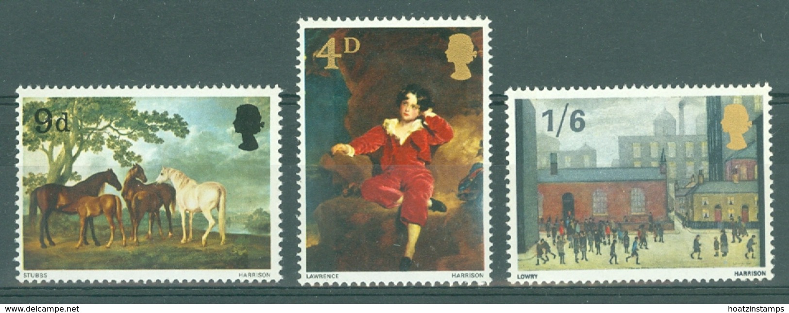 G.B.: 1967   British Paintings     MNH - Unused Stamps